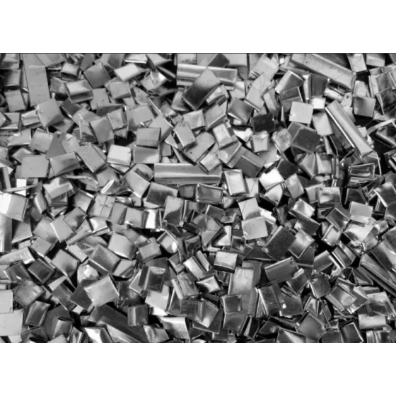 Prueba exhaustiva de recuperación de material polimetálico complejo