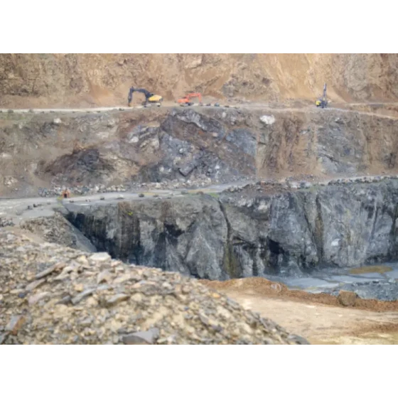 Prueba de recuperación de la antigua balsa de residuos