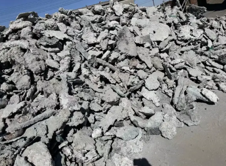 Prueba exhaustiva de recuperación de escorias de residuos de fundición