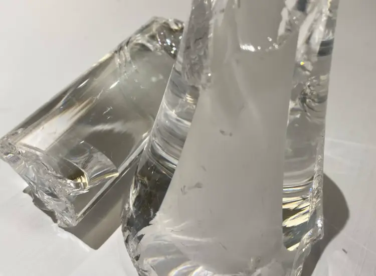 Ensayo de tratamiento de arena para la producción de vidrio de cuarzo