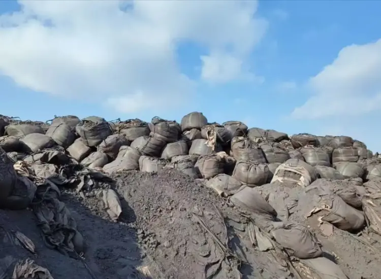 Ensayo de enriquecimiento de grado de concentrado de mineral de hierro refractario