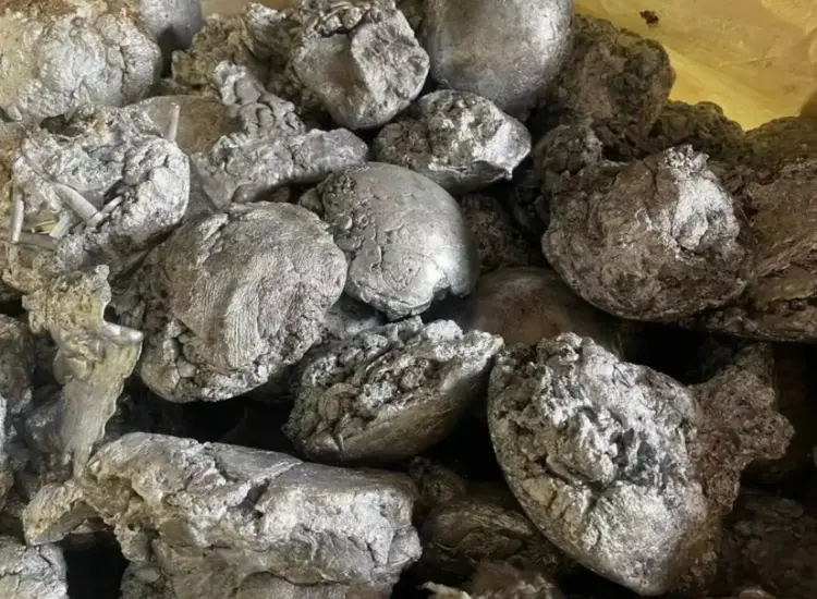 Prueba de recuperación de residuos de lixiviación de zinc