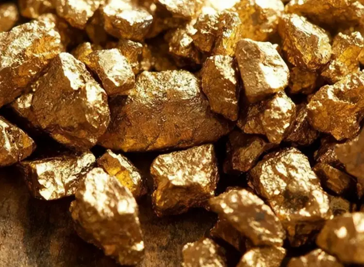 Prueba de concentración por gravedad de mineral de oro